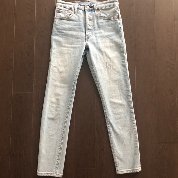 Levi's Denim - Levi’s 501 Light Wash Stretch Skinny Jeans - 25